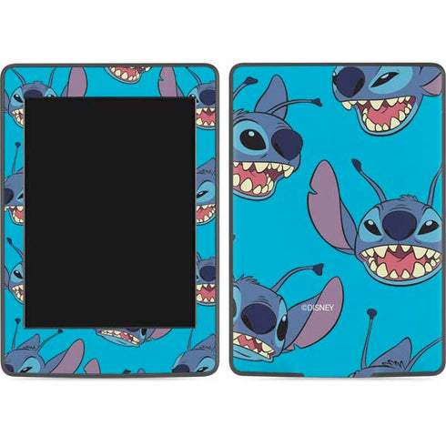 Disney Lilo and Stitch Face Expression Pattern Amazon Kindle Skin